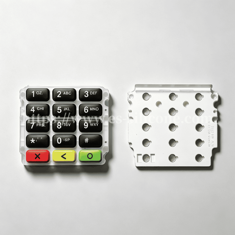 IMD Silicone Keypad with In-Mold Decoration